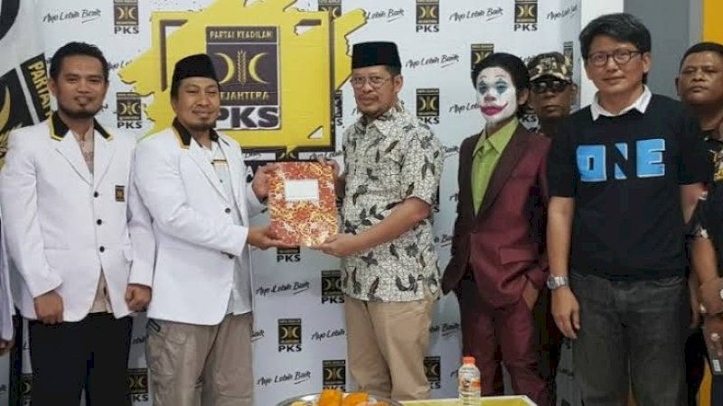 Bakal calon wali kota Makassar, Irman Yasin Limpo menerima rekomendasi PKS, Senin (14/8/2020).
