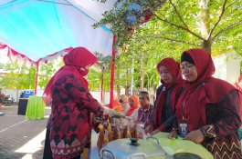 Ada Pameran Olahan Ikan di Halaman Kantor Dinas Perikanan Gowa