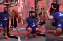 Krak, Otot Putus! Lifter Gagal Angkat Beban 400 Kg