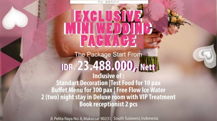 Paket Pernikahan Fave Hotel Hanya Dibanderol Rp23 4 Juta