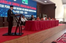Lantik Direktur PDAM Wajo, Begini Permintaan Bupati kepada Direksi