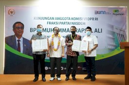 Anggota DPR Rapsel Ali Kunjungan ke Pegadaian Kanwil VI Makassar