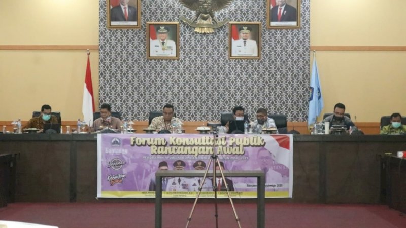 Pemkab Bantaeng Gelar Forum Konsultasi Publik Rancangan Awal Perubahan RPJMD