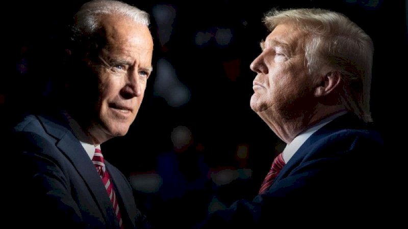 Joe Biden dan Donald Trump. (Foto: Getty Images)