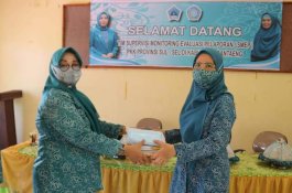 Ketua PKK Bantaeng Sambut Kunjungan Tim SMEP PKK Sulsel