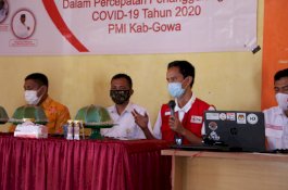 PMI Gowa Sebar 250 Relawan untuk Tangani Covid-19