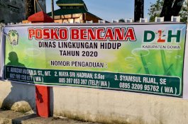 DLH Gowa Siapkan Posko Pengaduan Bencana