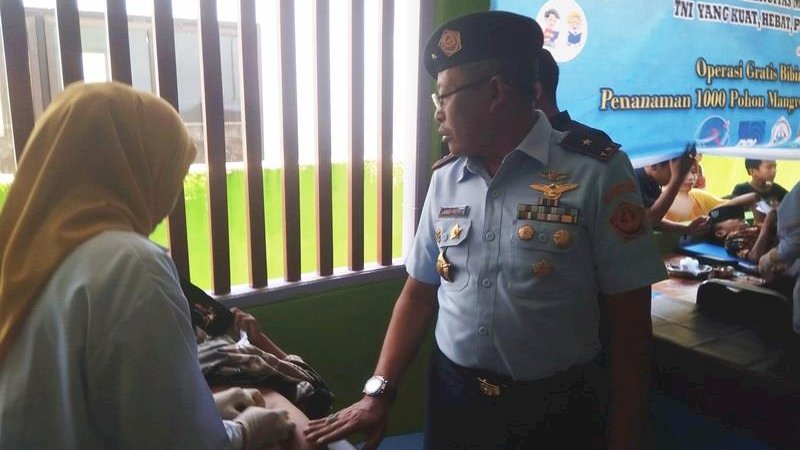 Pulau Sabutung Pangkep Jadi Lokasi Baksos Kosekhanudnas II Makassar