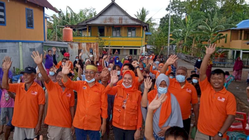 Warga Pulau di Pangkep Titip Perbaikan Jalan hingga Listrik ke Anir-Lutfi