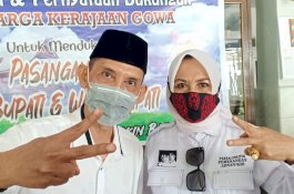 Raja Gowa Ajak Keluarga dan Warga Coblos Adnan-Kio