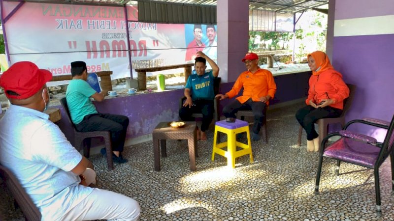 Ciptakan Demokrasi Sehat, Anir-Lutfi Silaturahmi di Posko RAMAH