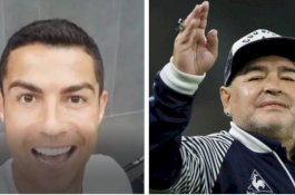 Gaya Tengil Ronaldo Kirim Ucapan Ultah kepada Maradona
