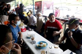 AHY dan Sandiaga Uno Ajak Milenial Tidak Ragu Memilih dan Menangkan Appi-Rahman