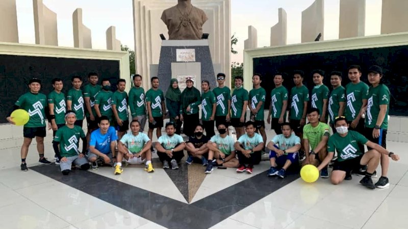 Hadapi Covid-19, Komunitas Barru Runners Kampanye Pola Hidup Sehat 