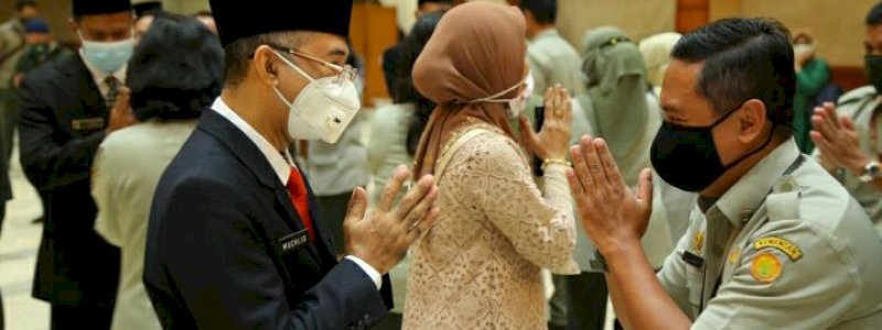 Sekda Gowa Muchlis Dilantik Jadi Kepala Biro Keuangan Kementan