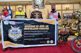 Ditemui Bike2Work Indonesia, Nurdin Abdullah Ajak Masyarakat Bersepeda