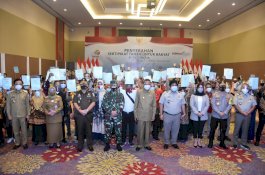 Presiden Jokowi Bagi Sertifikat Tanah, Gowa Dapat 4.409 Bidang