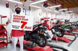 Kini Bengkel AHASS Buka Tiap Hari, saat Hari Libur Sekalipun