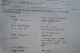 Keluarkan Murid karena Masalah Pribadi, Surat DO Kepala SD di Jeneponto Ternyata Salah Ketik