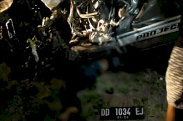 Minibus Tabrak Pohon di Pangkep, 3 Penumpang Meninggal