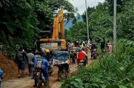 Tanah Longsor di Luwu Utara, Jalan di Desa Malimbu Sudah Bisa Diakses