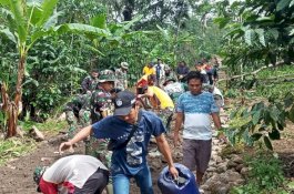 Sasaran Fisik Pengerasan Jalan 2,5 Kilometer Giat TMMD Kodim 1410 Bantaeng Hampir Rampung