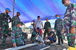 400 Hunian Sementara Korban Banjir Luwu Utara Mulai Dikerjakan