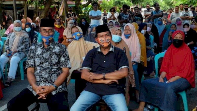 Sosiaisasi Suardi Saleh di Padongko, Kecamatan Barru, Kamis (19/11/2020). 