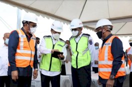 Target Desember 2020 Sudah Digunakan, Penjabat Wali Kota Makassar Tinjau Tol Layang Ujung Pandang