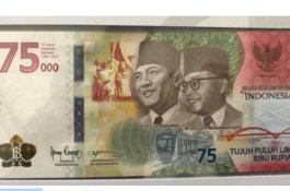 Masyarakat Sudah Boleh Memiliki Uang Baru Rp75 Ribu Sebanyak-banyaknya