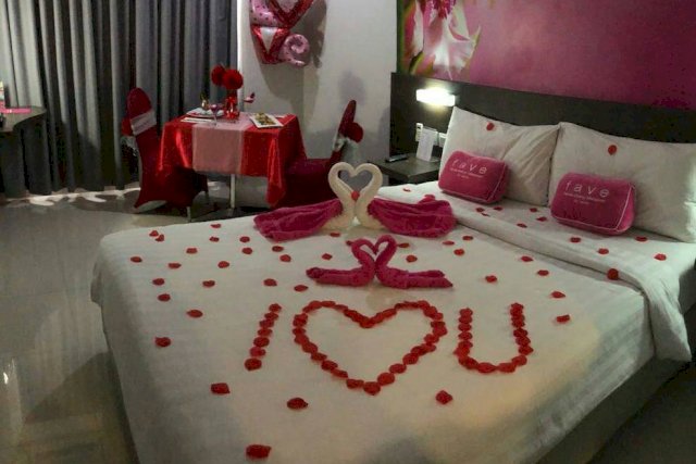 Valentine Fave Hotel Hadirkan Dekorasi Romantis Ala Pengantin Baru
