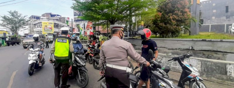  Hari Pertama Operasi Zebra di Wajo,&nbsp;Ada 85 Pelanggaran Lalu Lintas