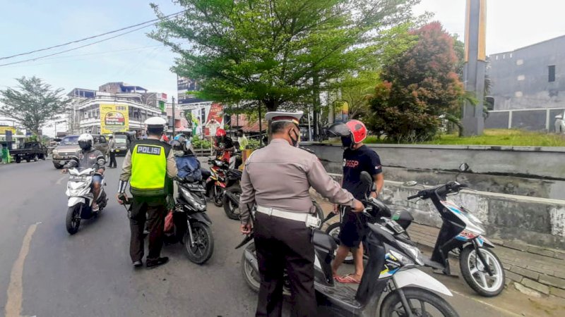  Hari Pertama Operasi Zebra di Wajo, Ada 85 Pelanggaran Lalu Lintas