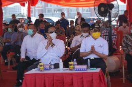 Hadiri Groundbreaking Twin Tower, Taufan Pawe: Ini Pusat Peradaban Sulsel