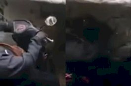 Terowongan Ini Bikin Pengendara Motor Kayang saat Melintas